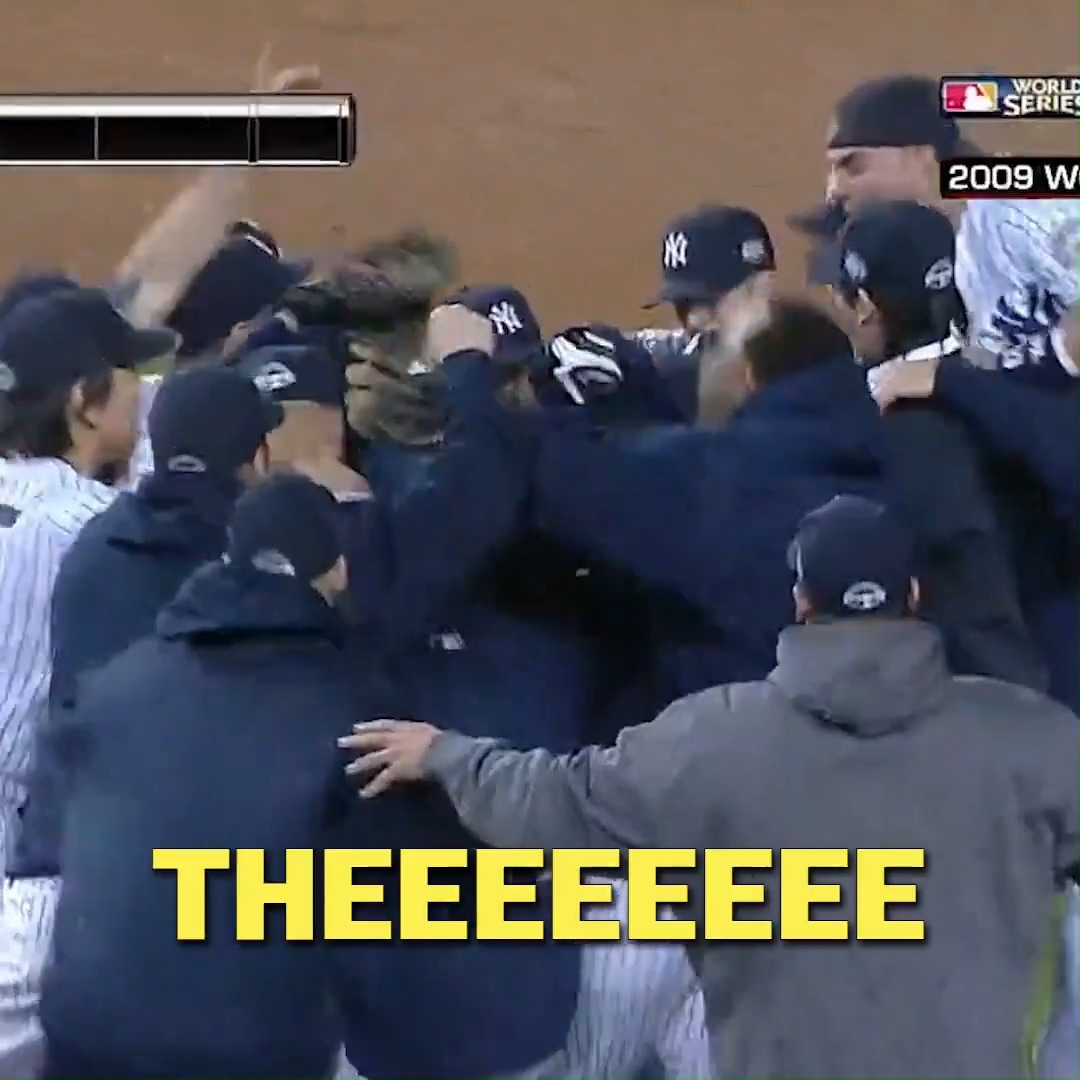 “Ballgame over! World Series over! Yankees win! The Yankees win!” 🎙️ Relive John Sterling's call of Game 6 in the 2009 World Series today at 2pm ET on MLB Network.