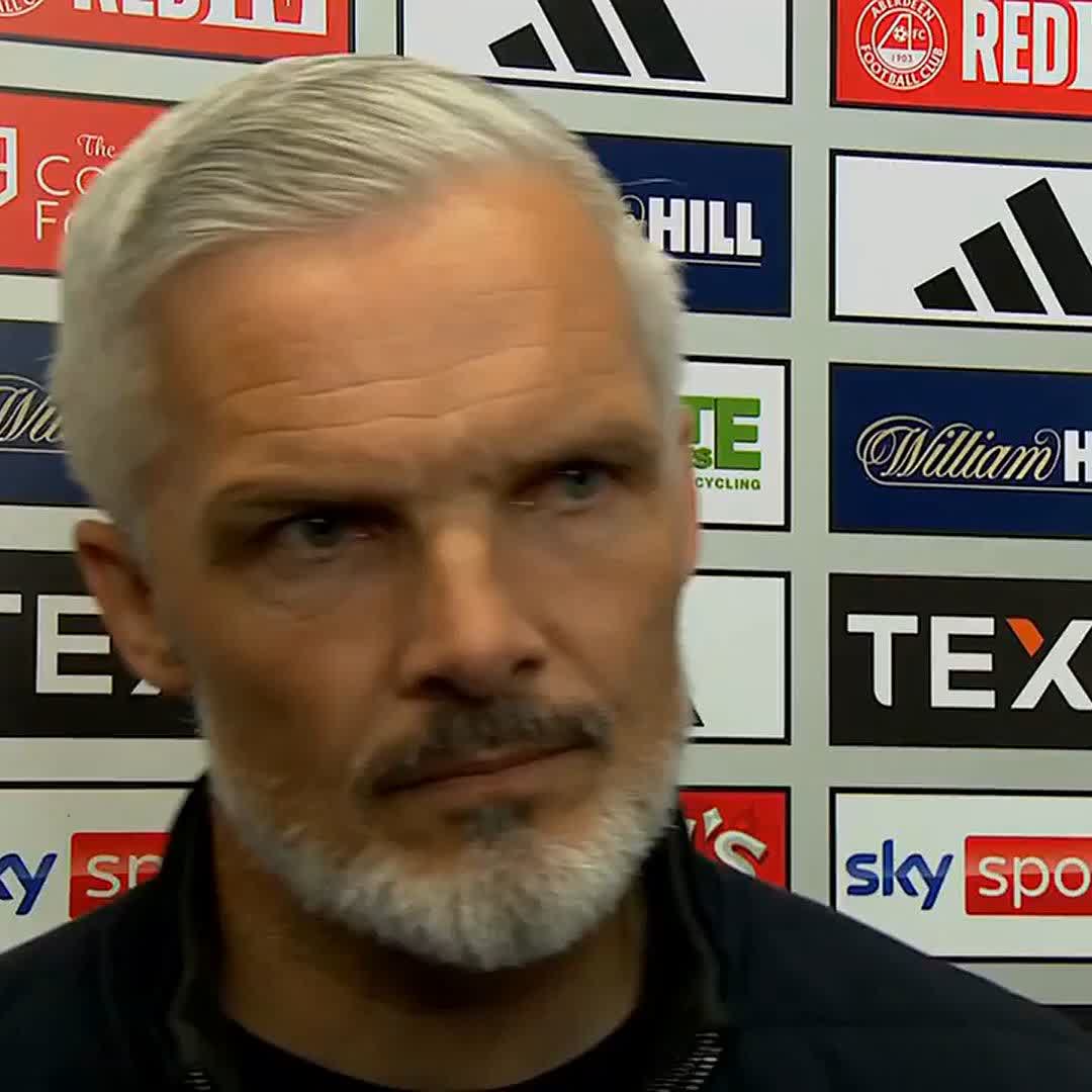🗣️ “The first 45 minutes were a hard watch… second half we were a lot better.” Jim Goodwin reflects on Dundee United’s New Firm Derby defeat, the penalty claim and the red card decision ⤵️