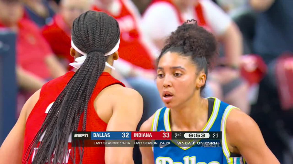 AZZI FUDD FROM 3 🎯 Her first career bucket in the WNBA 🤩