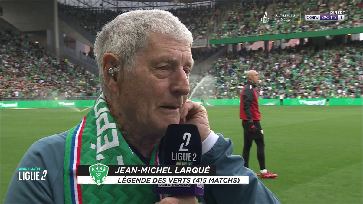 🇫🇷 #beinligue2🗣️ Entretien avec Jean-Michel Larqué, légende des Verts, avant cet ASSE-Amiens !