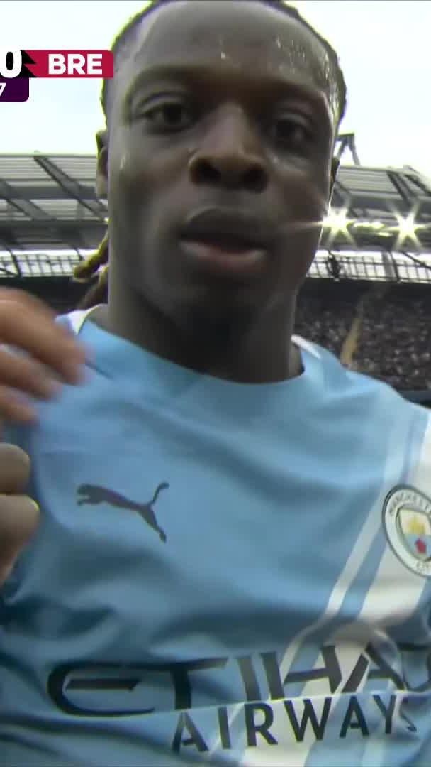 Another trademark Jérémy Doku finish 🤩💫💫 📺 Stream #MCIBRE on DStv: @Discovery_SA