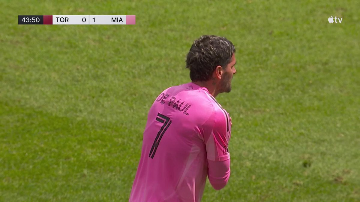 ๐ฅ๐ฆ๐ท GOLAZO de Rodrigo De Paul en Inter Miami, vs. Toronto por MLS.