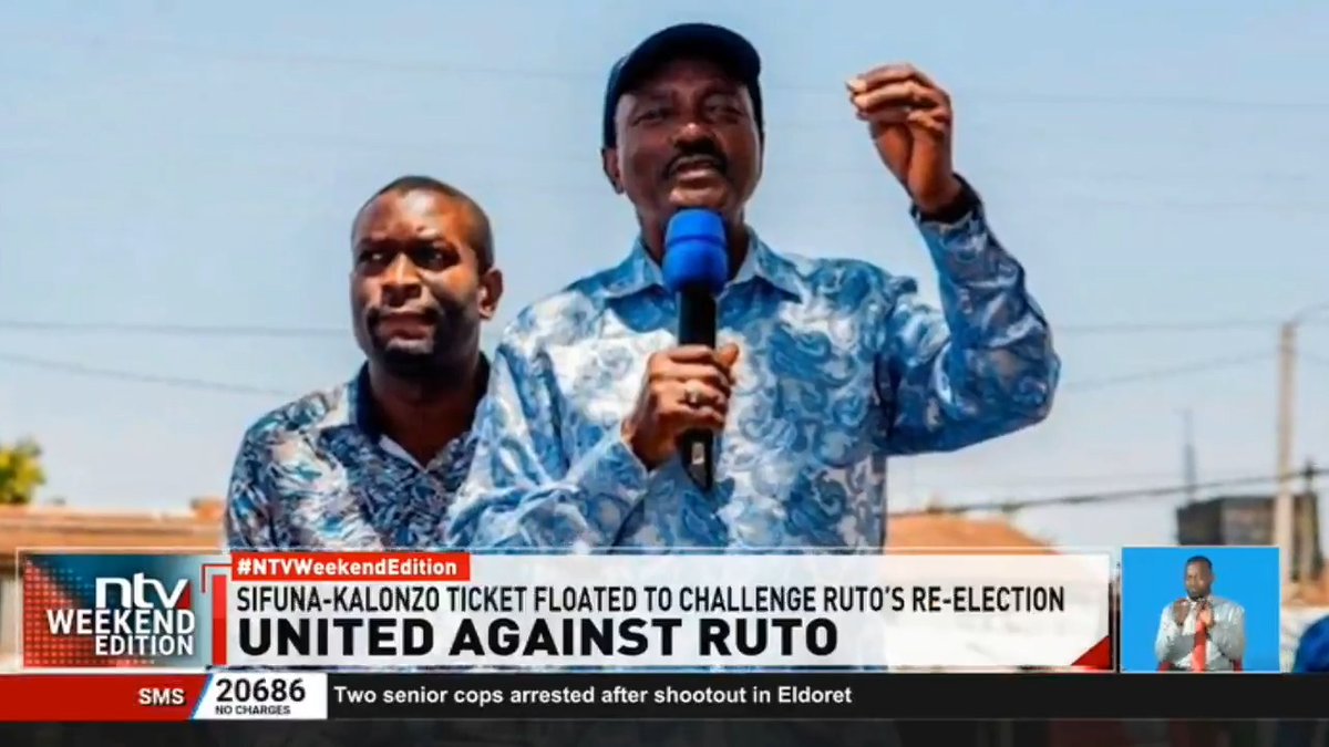 Will Sifuna-Kalonzo ticket make Ruto a ‘wantam’ president? A Kalonzo-Sifuna ticket, with Nairobi Senator Edwin Sifuna as the presidential candidate and Kalonzo Musyoka as his running mate, is increasingly being floated within opposition circles as perhaps the most formidable formation capable of denying President William Ruto a second term in next year’s general election. #NTVWeekendEdition Michelle Ngele-Odhiambo