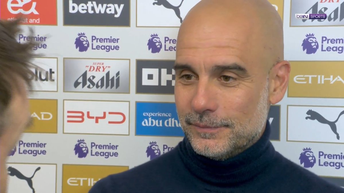 🗣️ "All season, he has been outstanding. What a player he has become - I'm so happy for him." Pep Guardiola is full of praise for Jeremy Doku and confirms he'll be watching Arsenal's clash against West Ham. 🎤 Andy Kerr #beINPL #MCIBRE #MCFC