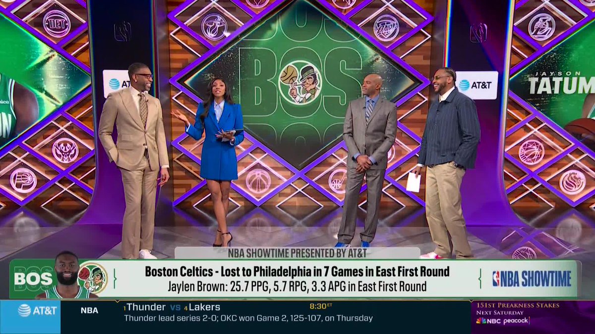 Tracy McGrady, Carmelo Anthony and Vince Carter discuss comments about Jaylen Brown and the Celtics.