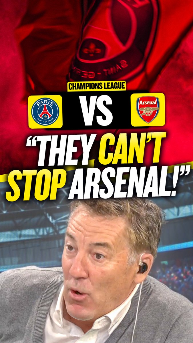 💪 "They can't stop Arsenal!" 🙌 "Arsenal can do everything!" Dean Saunders backs Arsenal against PSG in the Champions League final!