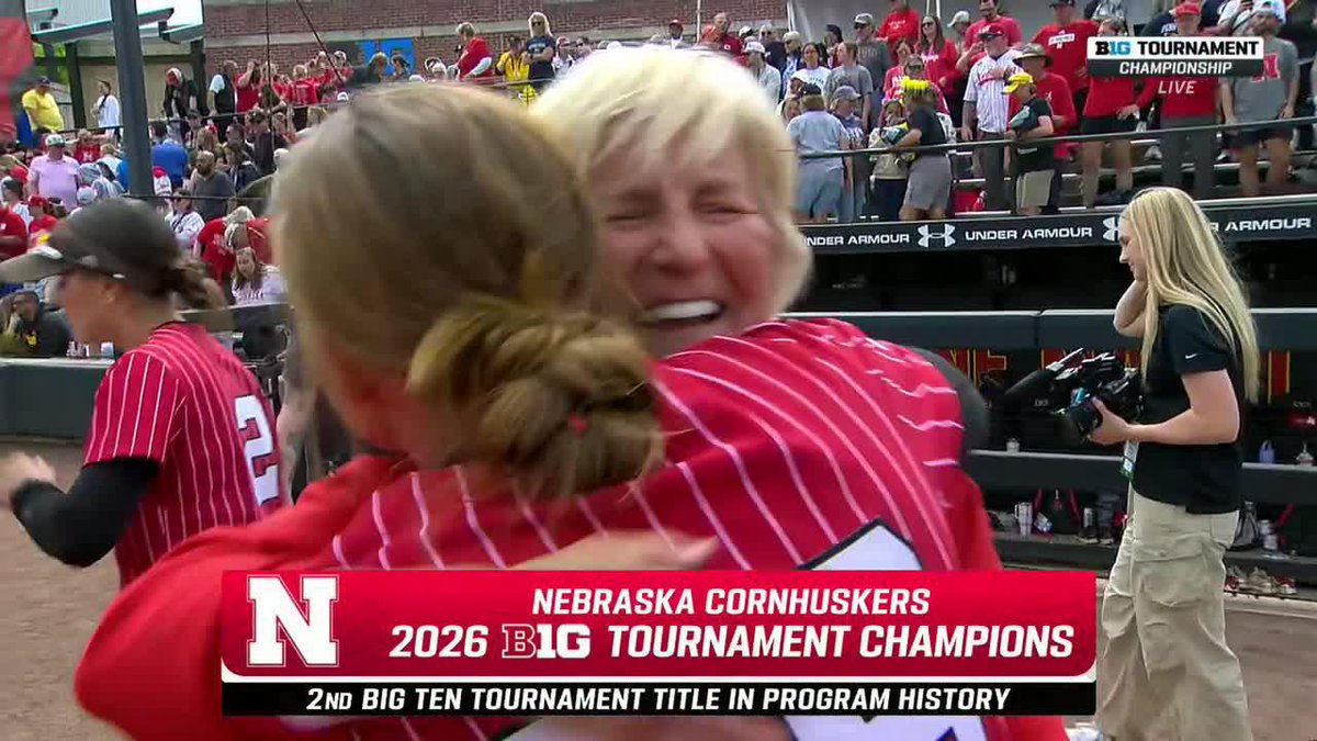 THE HUSKERS ARE YOUR 2026 B1G TOURNEY CHAMPIONS 🏆‼️ Nebraska Softball