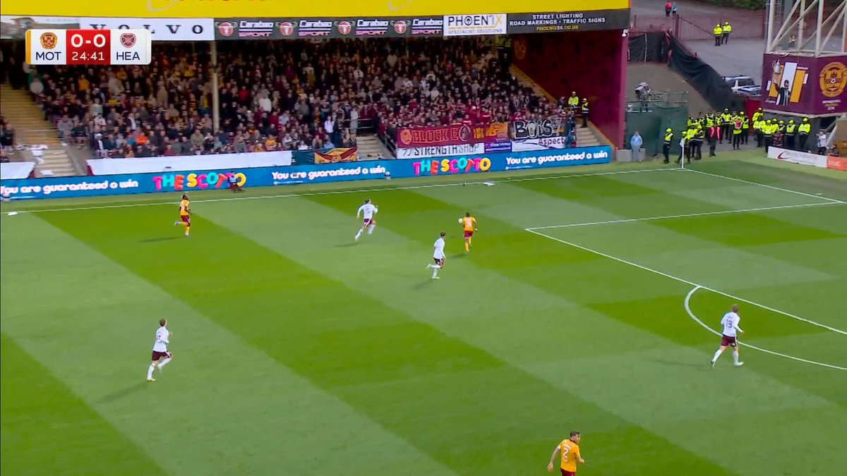 🎙️ "Hearts have fallen behind!" Motherwell strike first at Fir Park ⤵️