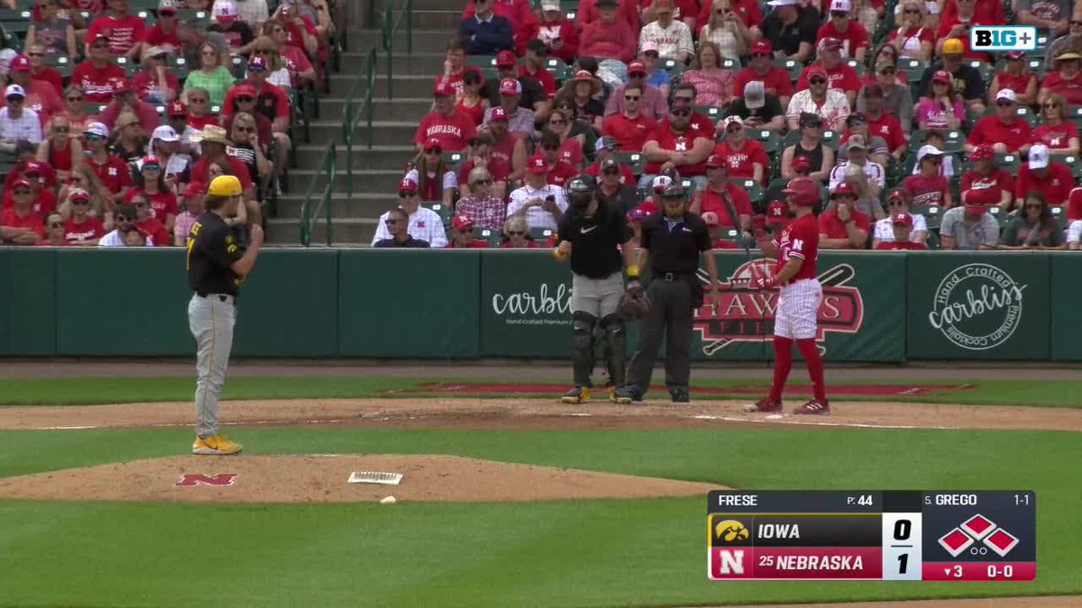 HOW ABOUT IT WILL???? GRAND SLAM FOR JESSKE. HUSKERS ARE +4. B3 | Nebraska 5, Iowa 0