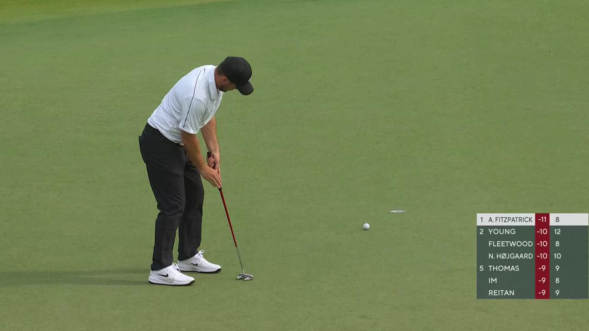 Alex Fitzpatrick goes out in 30! Six birdies on his front nine and he's in the lead.