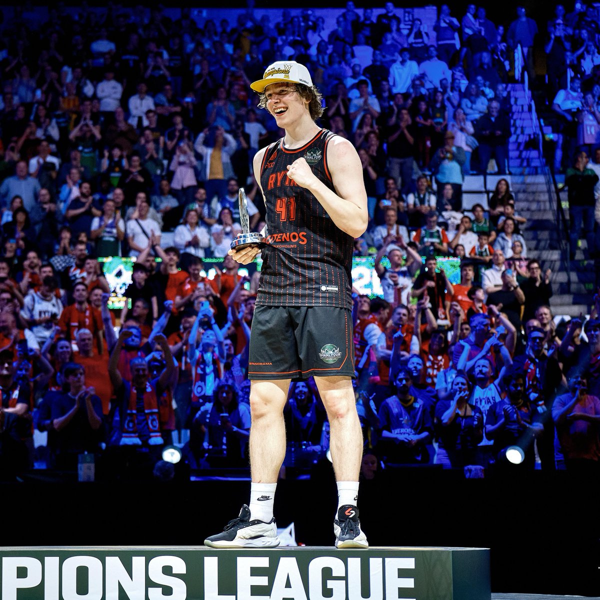 🏆 MVP MVP MVP 🏆 Simas Lukosius is Rytas' hero of the century! #BasketballCL