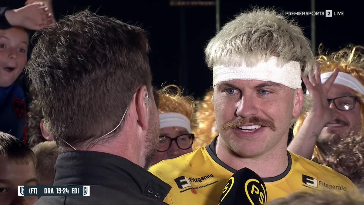 Aaron Wainwright, surrounded by his adoring fans, speaks with our panel after making his final appearance for Dragons RFC 🐉 at Rodney Parade 🐉 "This is like a second home... it was a tough decision but it's time for the next chapter" 🗣️