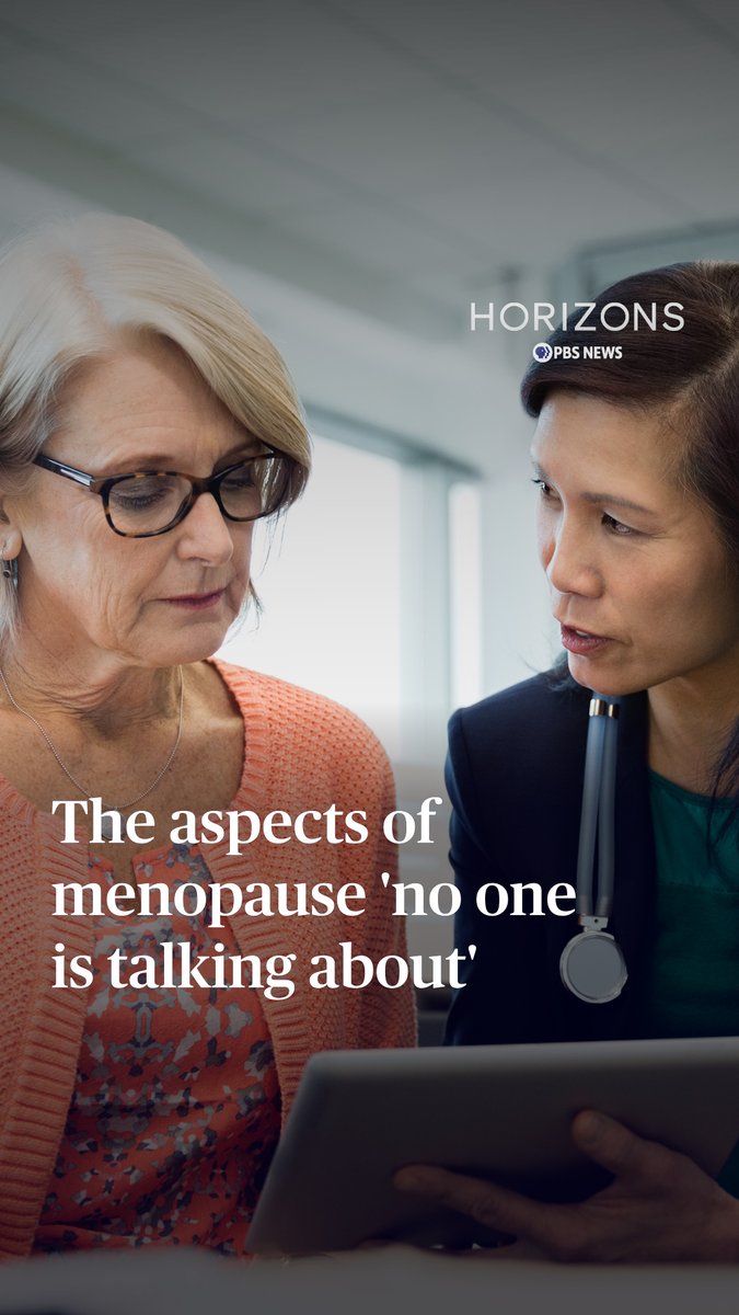 Biologically, menopause is defined as the point at which a woman has gone 12 consecutive months without a menstrual period and is no longer able to become pregnant. Menopause is usually preceded by a phase called perimenopause, when natural hormone levels start to fluctuate. Perimenopause can often trigger a series of emotional and physical symptoms. “What we forget is that, yes, hot flashes, insomnia, vaginal dryness, all these not only impact on quality of life, but they are also impacting on length of life,” Dr. Lauren Streicher, a clinical professor in obstetrics and gynecology at Northwestern University's Feinberg School of Medicine, told host William Brangham. Streicher, who is also a certified menopause practitioner and the founding medical director of the Northwestern Medicine Center for Sexual Medicine and Menopause, added that the choices made in midlife, during the menopause transition, can affect chances of developing osteoporosis, cardiovascular disease, stroke and other conditions later. “We've learned so much that there is a very high association with what women are experiencing now and how that is going to have repercussions years down the road,” Streicher said. Horizons from PBS News, dives into the science, health, technology and environmental issues making headlines each week. Visit the PBS News website to watch this week's episode.