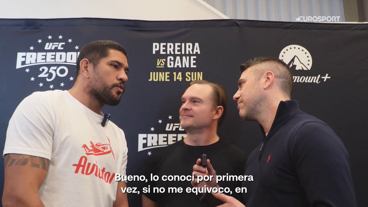 🫡 Respeto, respeto y más respeto: así nos cuenta Alex Pereira cómo es su relación con Ilia Topuria 🎙️ Álvaro Colmenero #UFCHBOMax