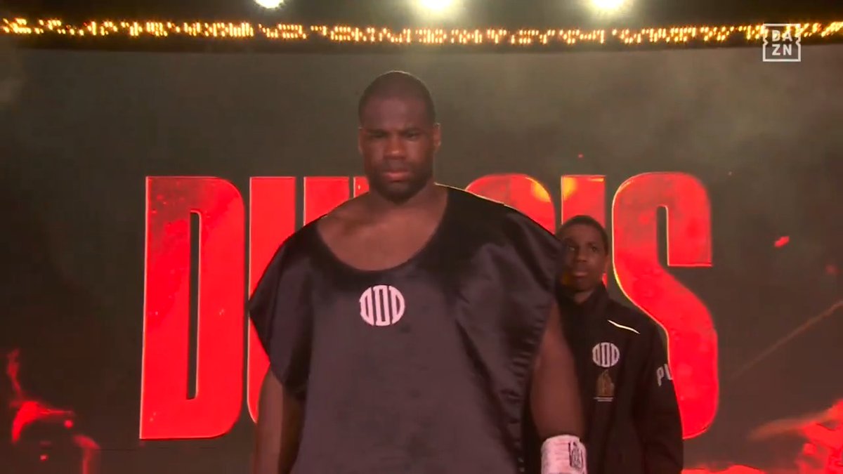 Daniel Dubois makes his way to the ringโผ๏ธ๐จ ๐๏ธBuy WARDLEY vs DUBOIS HERE --> #WardleyDubois | Live NOW on DAZN