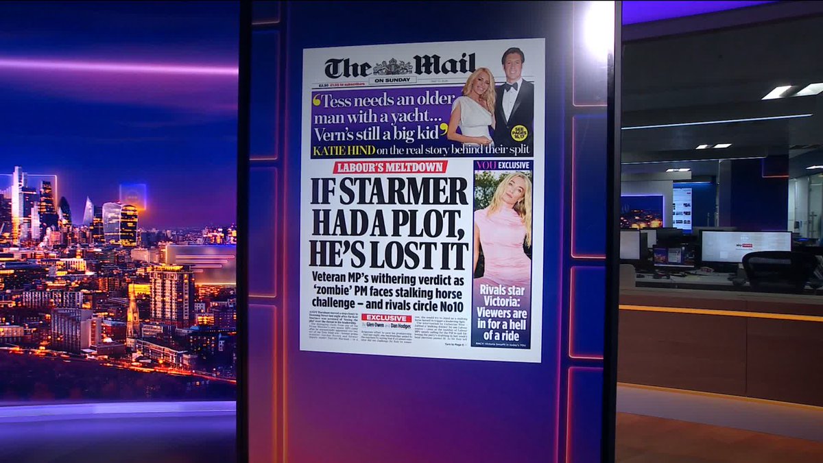 What's on Sunday's front pages? 🗞️ Sky's Matt Barbet takes a first look with Political Editor of PoliticsJOE Ava-Santina and the Senior Political Editor of the Daily Mail, Calgie. #TheWrap ➡️