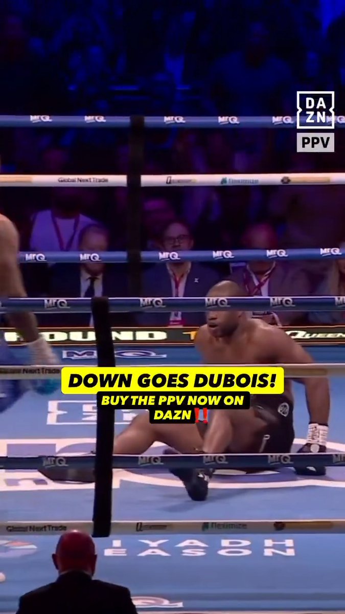 DOWN GOES DUBOIS!!!😱 🎟️Buy WARDLEY vs DUBOIS HERE --> #WardleyDubois | Live NOW on DAZN