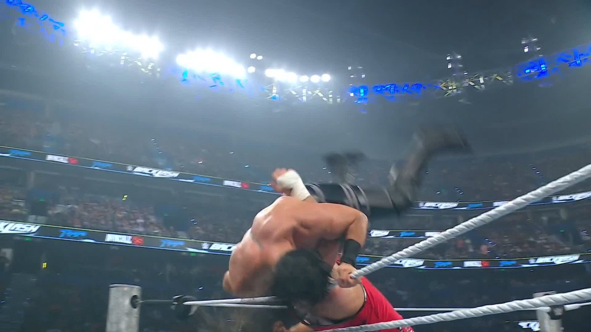 .Bronson Steiner just TOSSED Seth Rollins with ease! 😳 The FIRST HOUR of WWE Backlash is LIVE RIGHT NOW on ESPN2! ▶️