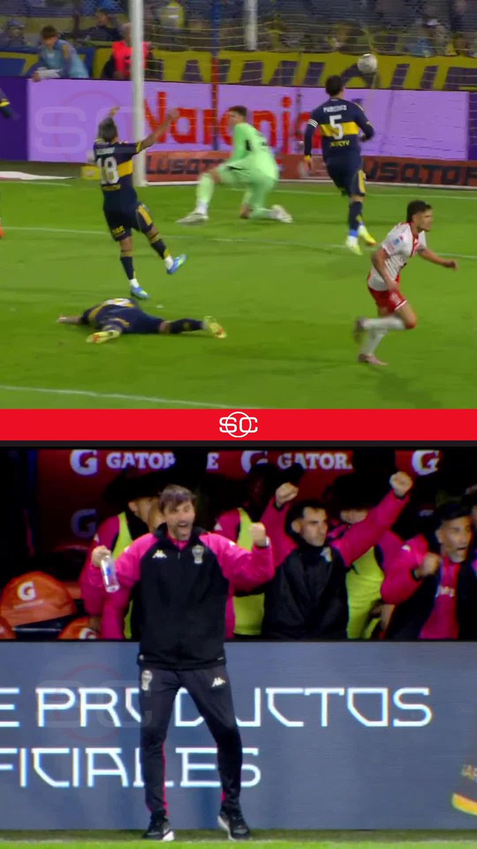 ¡CÓMO LO GRITÓ DIEGO MARTÍNEZ! Así vivió el entrenador de Huracán el gol del Colo Gil en el 1-0 del Globo a Boca en La Bombonera.