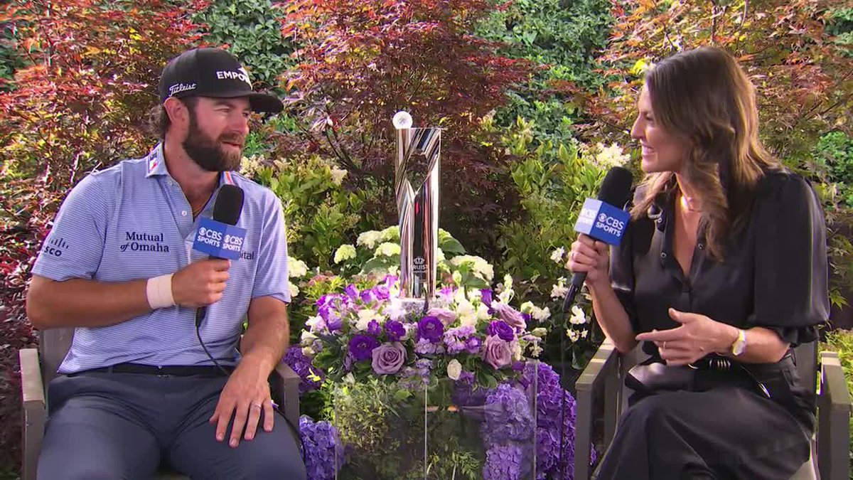63 for Cameron Young. He joins Amanda Balionis to talk about his round and what it might be like to play with Alex Fitzpatrick, his college teammate.