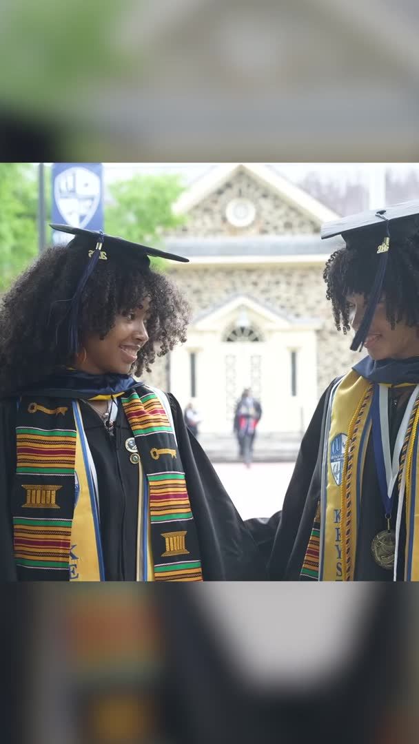 Tia and Jasmin Criss, twin sisters from Philadelphia, graduated as valedictorian and salutatorian at Cheyney University, the nation’s oldest HBCU. This is their story: