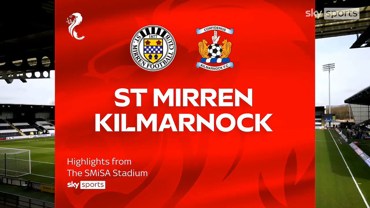 🐿️ Findlay Curtis scored twice as Kilmarnock beat St Mirren 3-0 to move four points clear of the Buddies, who are in the relegation play-off spot ⤵️