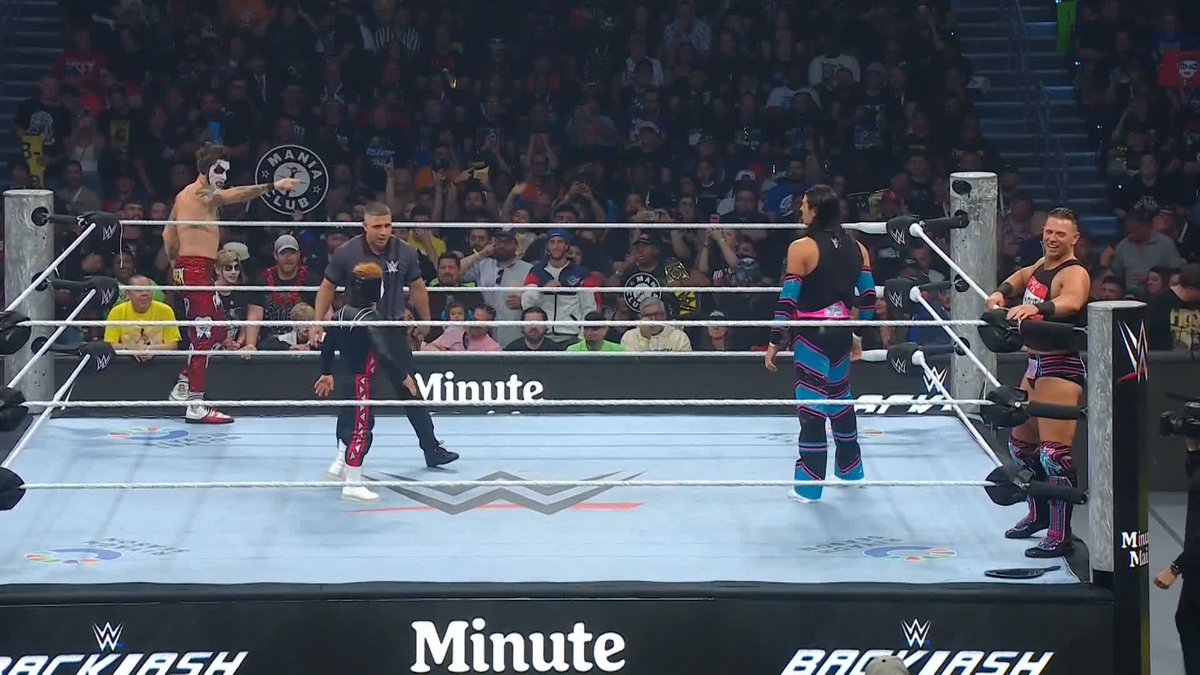 .KIT💪WIL💪SON💪 wasn't ready for Minihausen! 👊 Stream #WWEBacklash LIVE RIGHT NOW on the ESPN App with ESPN Unlimited! ▶️