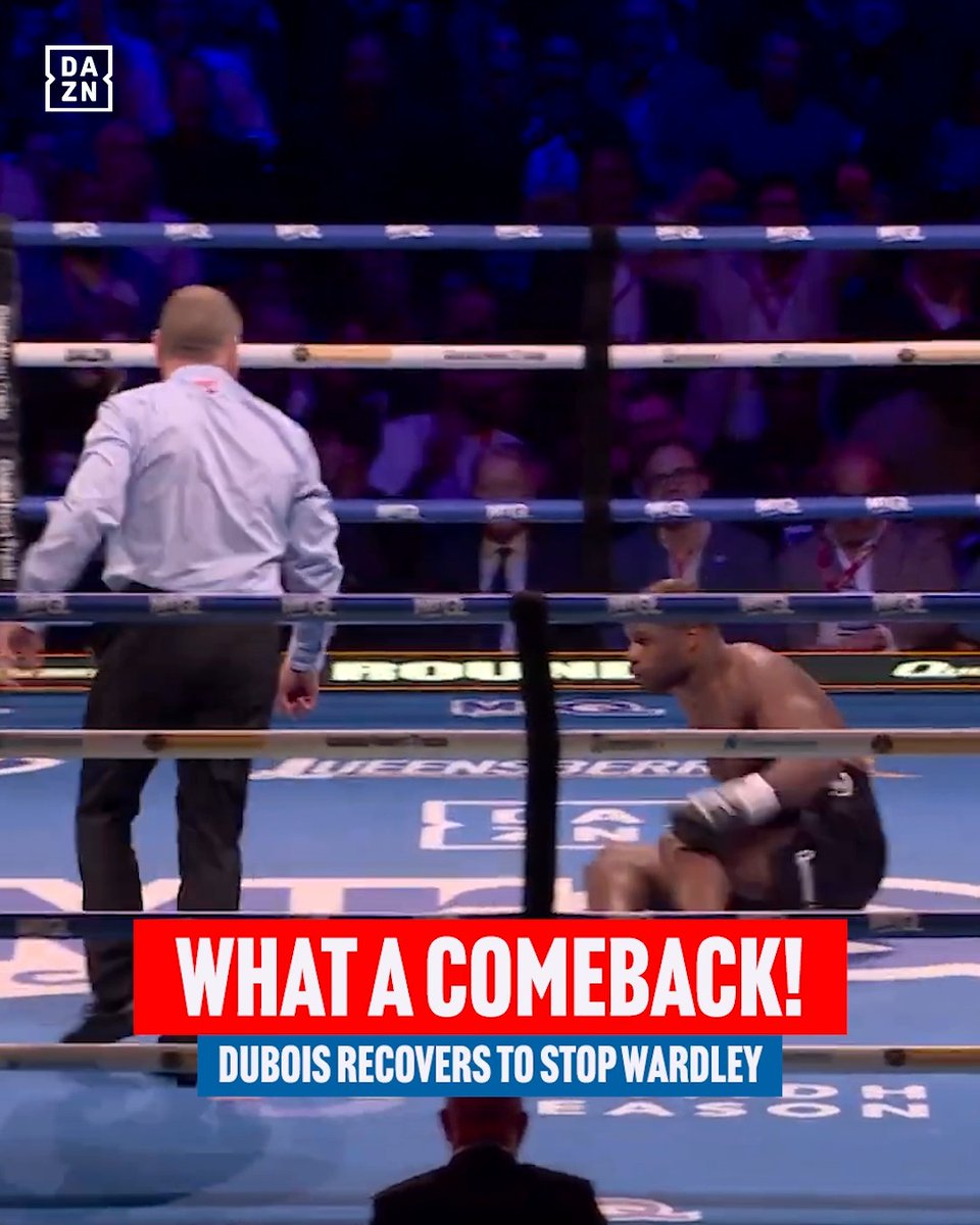 FIGHT OF THE YEAR?! 😱 Highlights from Daniel Dubois’ comeback victory vs Fabio Wardley to become heavyweight champion again 🍿 #WardleyDubois on DAZN 📺