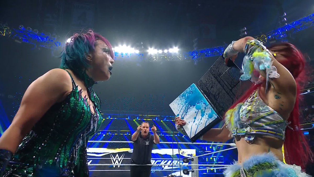 .IYO SKY BLOCKED THE MIST! 😱 Stream WWE Backlash LIVE RIGHT NOW on the ESPN App with ESPN Unlimited! ▶️
