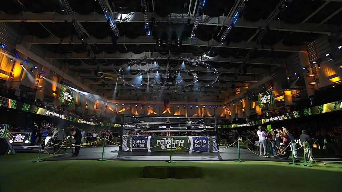 Welcome to the Fairway to HELL! We’re LIVE in West Palm Beach, FL as #AEWCollision takes over the SoFi Center (TGL)! Watch #AEWCollision LIVE on TBS + HBO Max