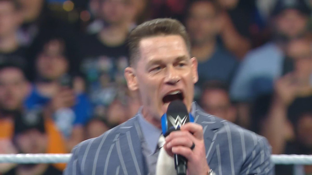 .John Cena's been working on his Oba Femi wwe strut 😂 Stream WWE Backlash LIVE RIGHT NOW on the ESPN App with ESPN Unlimited! ▶️