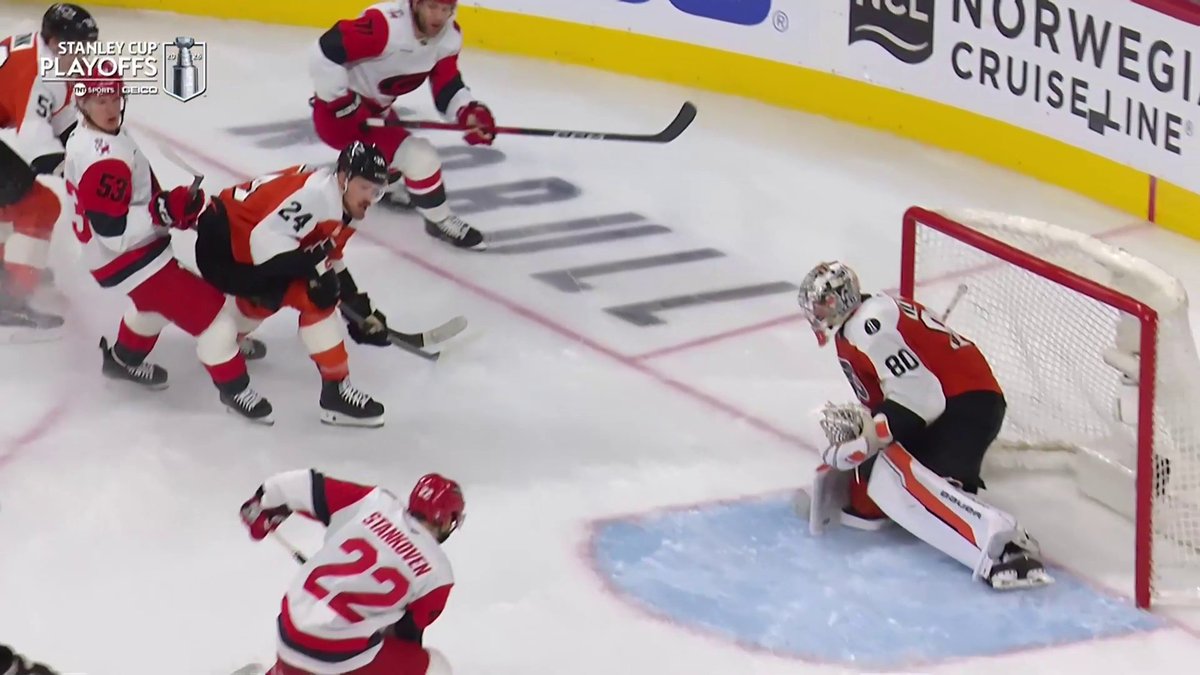 LOGAN STANKOVEN WITH HIS SEVENTH AND IT'S A MASSIVE ONE 😱 He now leads all players in goals in the #StanleyCup Playoffs! 🇺🇸: NHLonTNT 🇨🇦: Sportsnet & TVA Sports