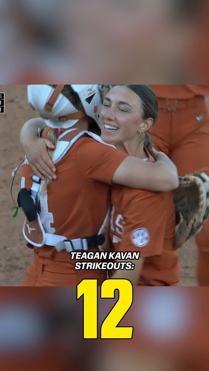 Teagan Kavan was LIGHTS OUT on the SEC's biggest stage 🔥 Texas Softball