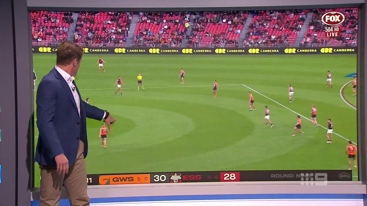 "I want to show you why the Giants got a little lucky..." #9AFLSFS | Watch on 9 &amp; 9Now 🖥️