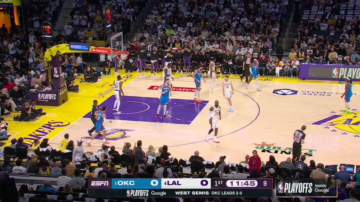 Deandre Ayton was issued a foul a second after the tip-off.