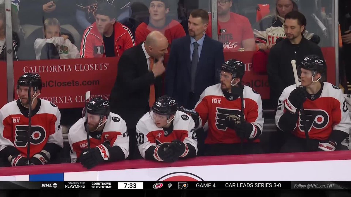 Biz loved Konecny and Tocchet barking at each other and Cassidy said he's had "a few" of those kind of convos with his players 😂