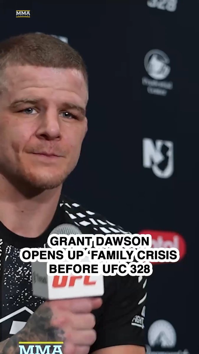 Grant Dawson opens up on the "family crisis" he and his wife had to go through during #UFC328 fight week: "We found out on Monday that we lost the baby. It's been a rough week.