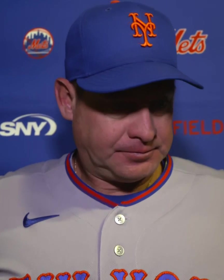 "He threw strikes, he moved the ball. He gave us pitches to hit. Even though we hit some balls hard towards the middle of the field, we still missed some good pitches to hit there" Carlos Mendoza talks about what Merrill Kelly was able to do against the Mets' lineup tonight: