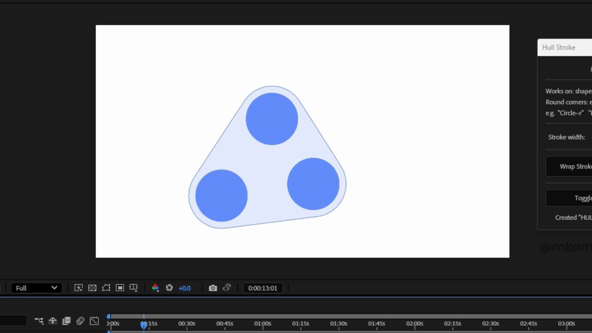 AFTER EFFECTS TUTORIAL SERIES #1 Cavalry’s Convex Hull in After Effects This script allows you to wrap a dynamic path around your objects that automatically updates to their positions. Download link below :)