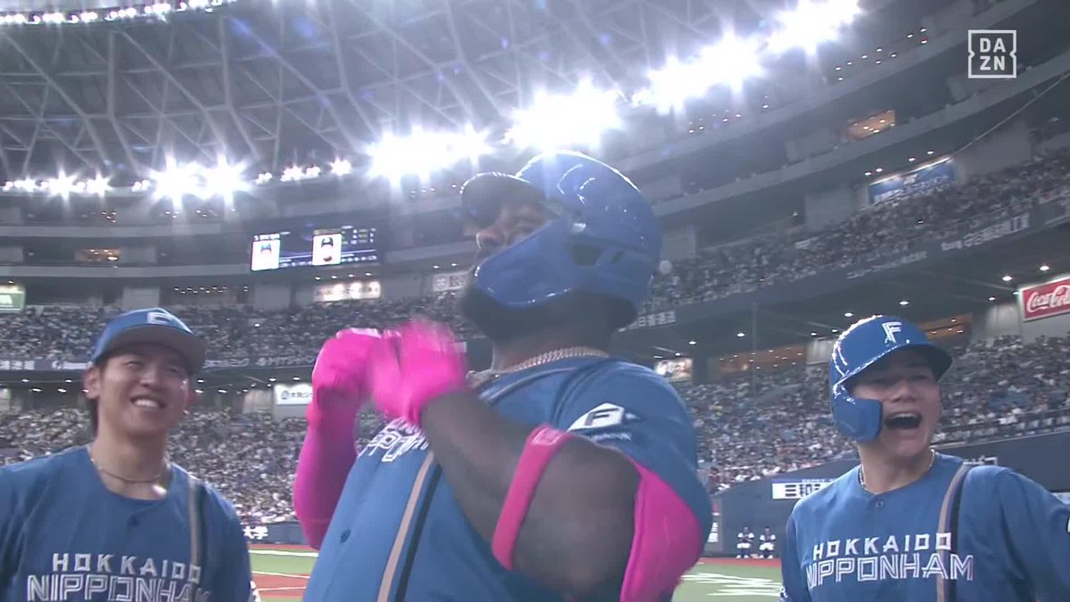 えげつない 5階席へ特大のあたり レイエス 約1ヶ月ぶりの第4号ホームラン ⚾️オリックス×日本ハム #lovefighters #だったらDAZN