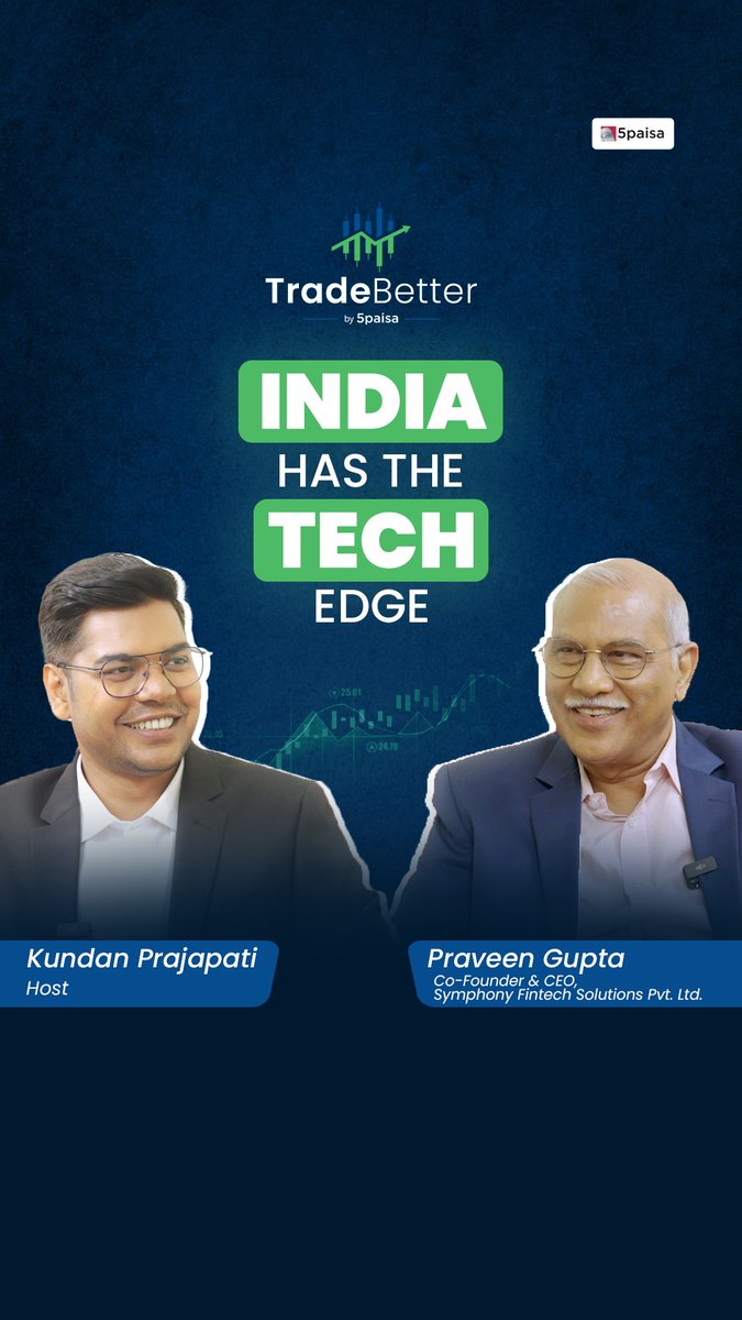 .Symphony Fintech’s @PraveenGupta00 believes the Indian stock market is at par with global markets in terms of tech capabilities, but... Watch the video to find out what’s missing. Kundan Prajapati Watch the full Trade Better episode: