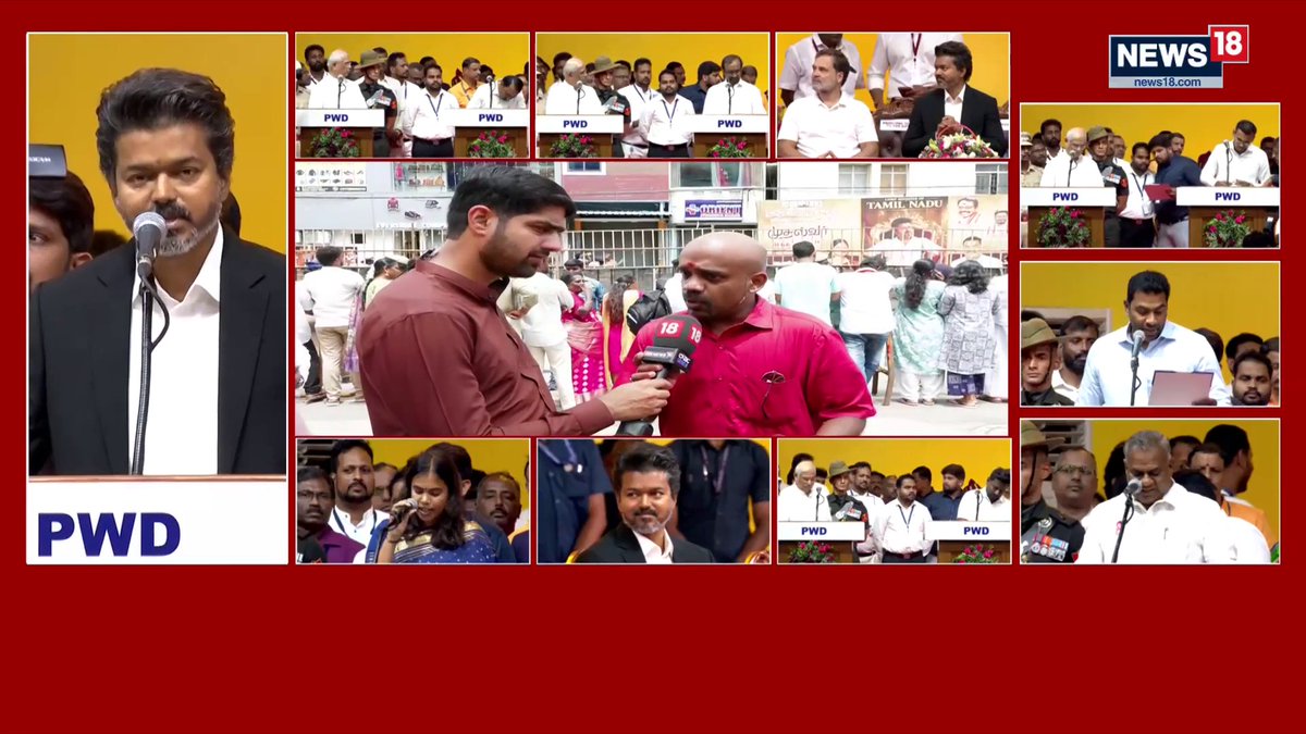 #IndiaNews | Tamil Nadu CM Vijay's convoy to move to legislature building from the Jawaharlal Nehru stadium where he is likely to make some important announcements vivek narayan shares more information #India #TamilNadu #TVKVijay #Vijay | Harish Upadhya