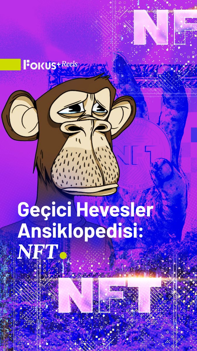 ➕ Bir ara insanlar gerçekten bir maymun JPEG’ine ev parası veriyordu. ▪️ İnternette biri çıkıp “Bu pikselli resim 3 milyon dolara satıldı” diyordu ve birçoğumuz buna itiraz dahi etmiyordu. ▪️Sonra bir gün bu balon patladı. ▪️Ardındaysa şu soruyu sormak kaldı: “Biz gerçekten ne yaşadık?” ▪️İnternet tarihinin en büyük dijital çılgınlıklarından biri olan NFT’yi hatırlayalım.