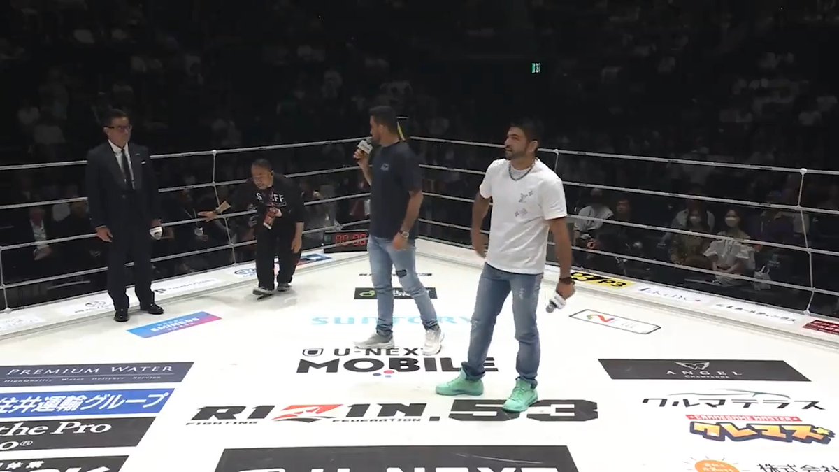 【🔥LIVE】 RIZIN.53 クレベル・コイケ、 ホベルト・サトシ・ソウザがリングに登場！ 両者ともに、タイトルマッチでの出場を希望🔥 続報をお楽しみに！