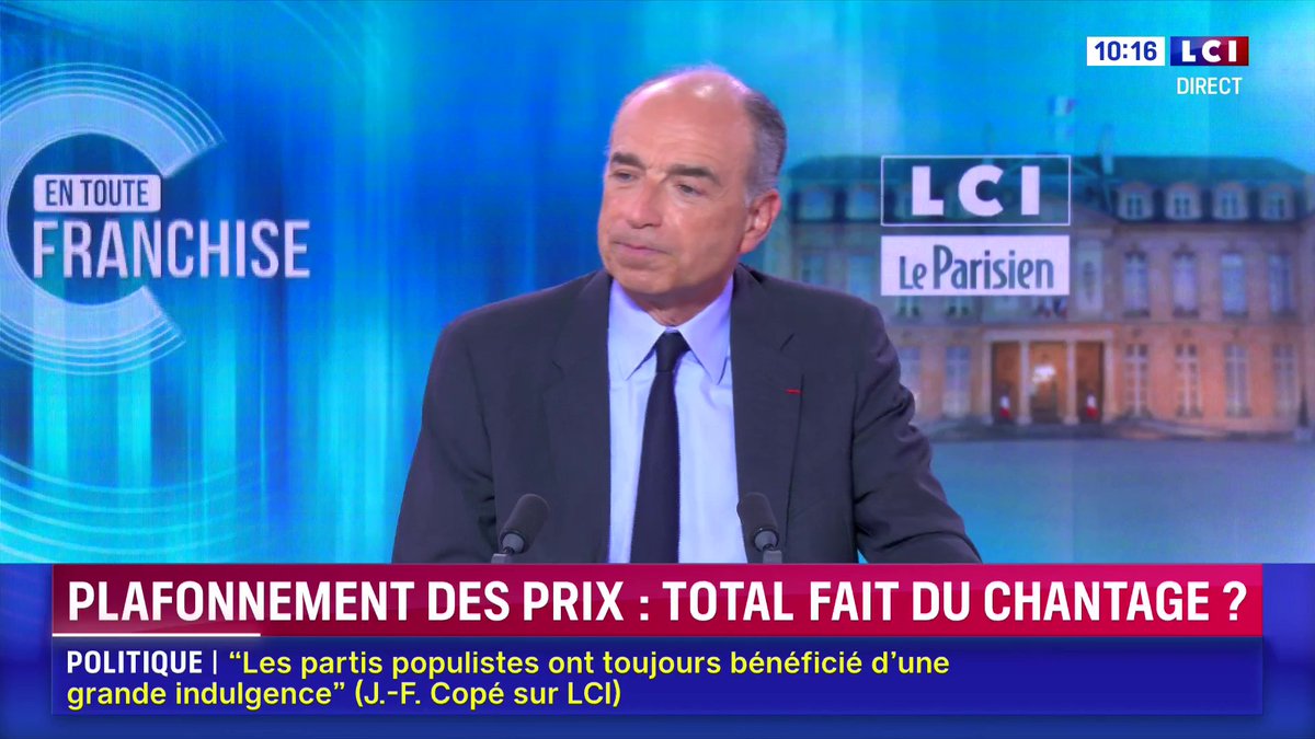 ▶️ Marine Tondelier propose de retirer la Légion d'honneur au patron de TotalEnergies, Patrick Pouyanné 🗣️ "Qu'est-ce que vous voulez que je réponde à des propositions aussi démagogiques", réagit Jean-François Copé. 📺 #EnTouteFranchise avec Elizabeth Martichoux sur LCI