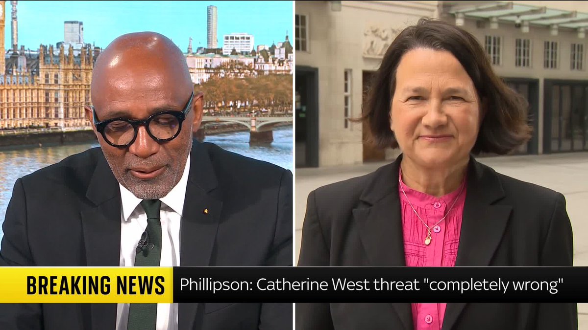 Labour MP Catherine West tells Trevor Phillips she wants ministers to "come up with somebody they can all get behind" to replace Starmer as PM and avoid having a leadership election. #TrevorPhillips 📺 Sky 501, Virgin 602, Freeview 233 and YouTube