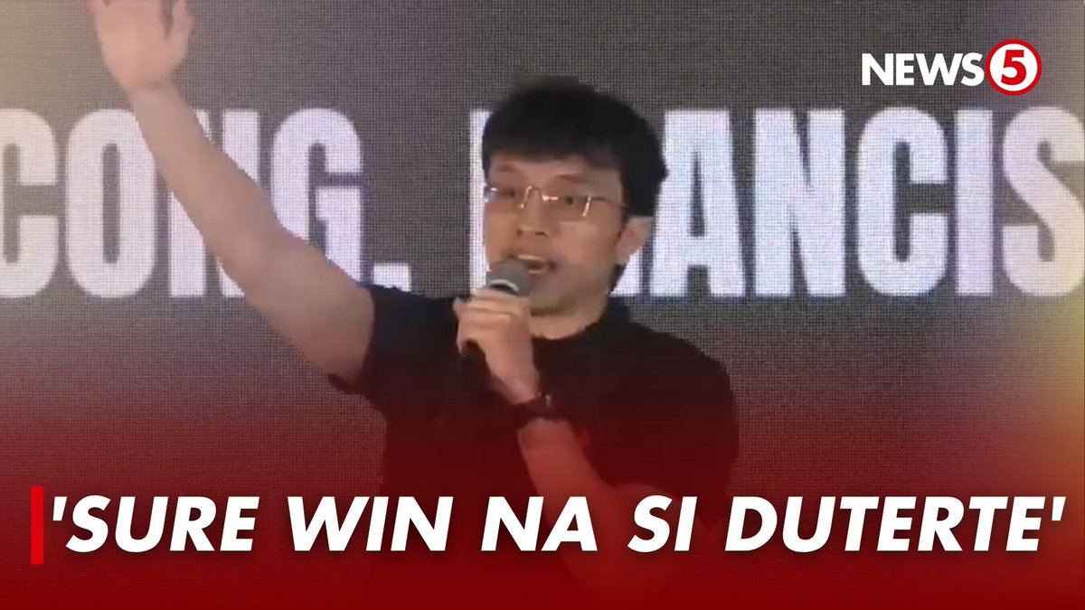 'SURE WIN NA SI DUTERTE' Present si Rep. Kiko Barzaga sa launching ng RAGE Coalition sa Visayas na idinaos sa Cebu ngayong Linggo, May 10. 'Yan ay para sumuporta sa inilunsad na koalisyon at para kina Vice Pres. Sara Duterte at dating pangulong Rodrigo Duterte.