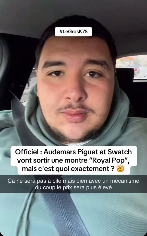 ce type est persuadé d’être expert en horlogerie, il dit que de la merde