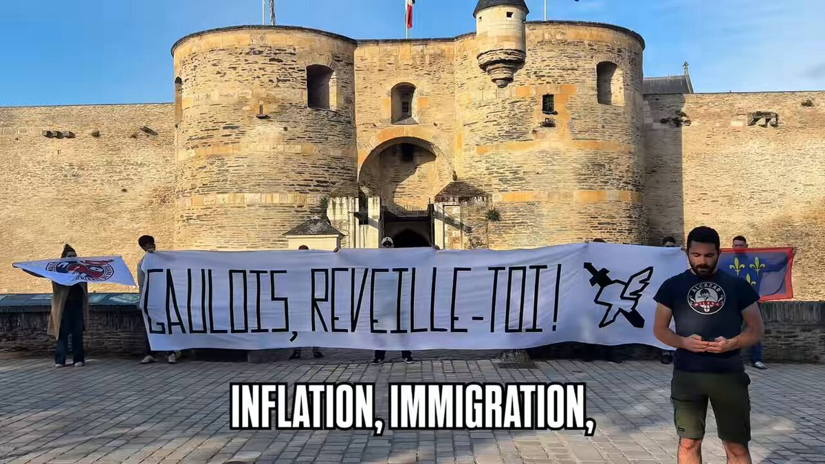 GAULOIS, RÉVEILLE-TOI ! Inflation, chômage, pouvoir d’achat écrasé. Le Français qui travaille trinque pendant que la caste dilapide son pays. Immigration massive, insécurité galopante, Grand Remplacement en marche. Gaulois, relève la tête. Tu es ici chez toi !