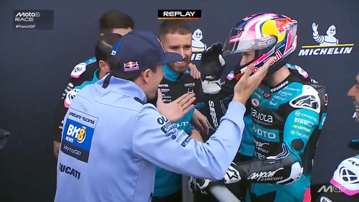 😂 Alex Márquez couldn't quite put this victory into words #FrenchGP 🇫🇷